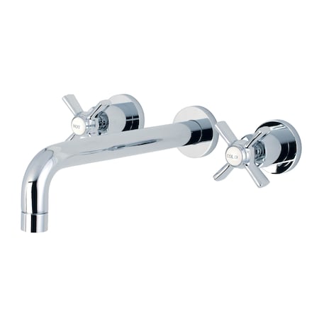 Roman Tub Faucet, Polished Chrome, Wall Mount MPN:KS8021ZX