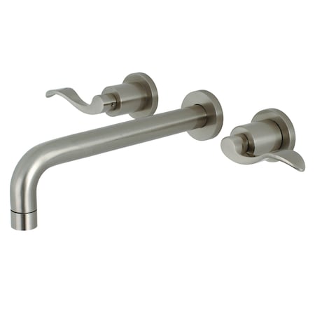 Roman Tub Faucet, Brushed Nickel, Wall Mount MPN:KS8028DFL