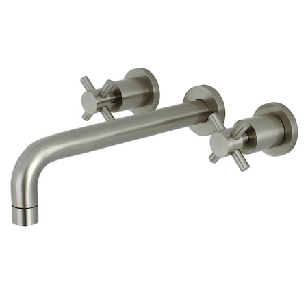 Roman Tub Faucet, Brushed Nickel, Wall Mount MPN:KS8028DX