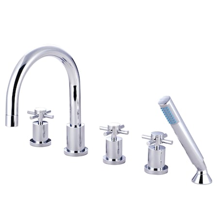 Roman Tub Faucet, Polished Chrome, Deck Mount MPN:KS83215DX