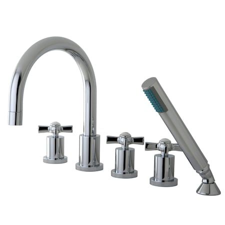 Roman Tub Faucet, Polished Chrome, Deck Mount MPN:KS83215ZX