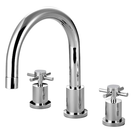 Roman Tub Faucet, Polished Chrome, Deck Mount MPN:KS8321DX