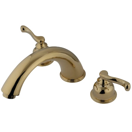 Roman Tub Faucet, Polished Brass, Deck Mount MPN:KS8362FL