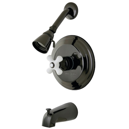 NB3630PX Pressure Balanced Tub/Shower Faucet w/Porcelain Cross Handle MPN:NB3630PX