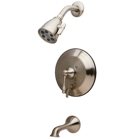 Tub and Shower Faucet, Brushed Nickel, Wall Mount MPN:VB36380AL