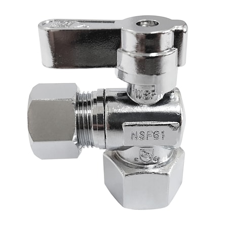 KF4440 1/2 Fip X 1/2 OD Comp Angle Stop Valve MPN:KF4440