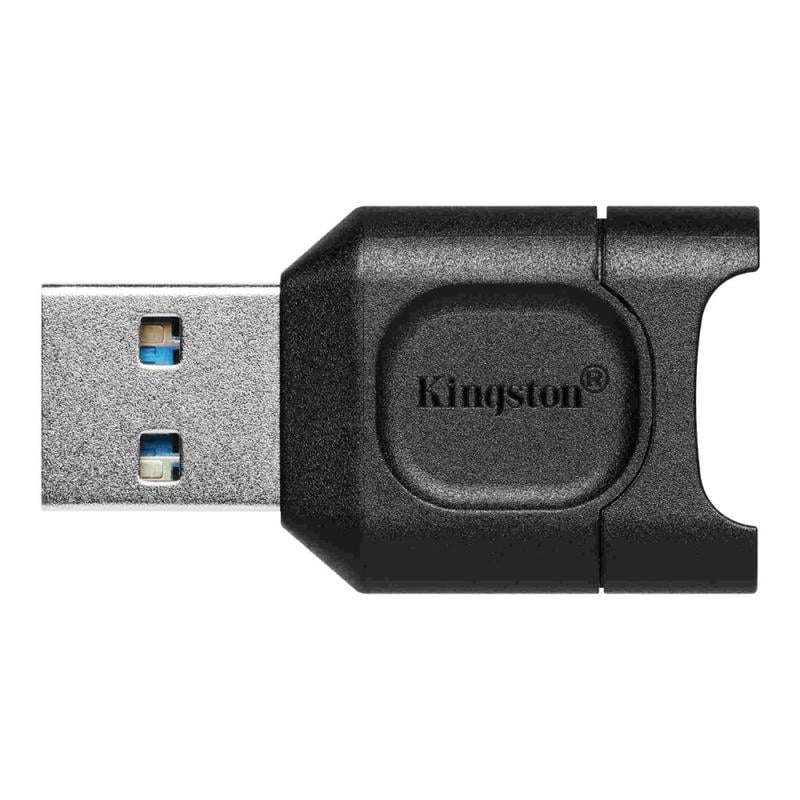 Kingston MobileLite Plus microSD Reader - microSD, microSDXC, microSD (TransFlash), microSDHC - USB 3.2 (Gen 1) Type A - External1 MPN:MLPM
