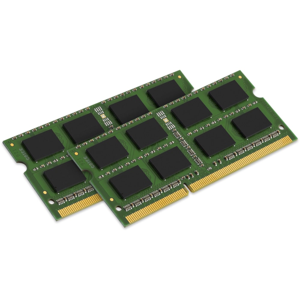 Kingston ValueRAM - DDR3 - kit - 16 GB: 2 x 8 GB - SO-DIMM 204-pin - 1600 MHz / PC3-12800 - CL11 - 1.5 V - unbuffered - non-ECC MPN:KVR16S11K2/16