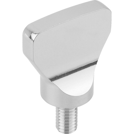 Wing Screw Hygienic Usit D=M10X20 10X40, A=40 Stainless Steel 1.4404, Polished MPN:K1313.4010X20