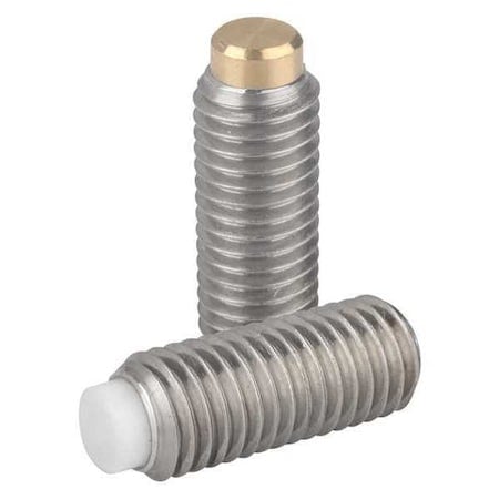 Thrust Screw M04X41, Sw=2, Stainless Steel Bright, Non-Marring End, POM Plastic. MPN:K0667.1041X41