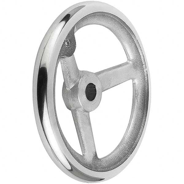 Spoked Handwheel: Black Oxide & Polished Finish MPN:K0160.0250X22