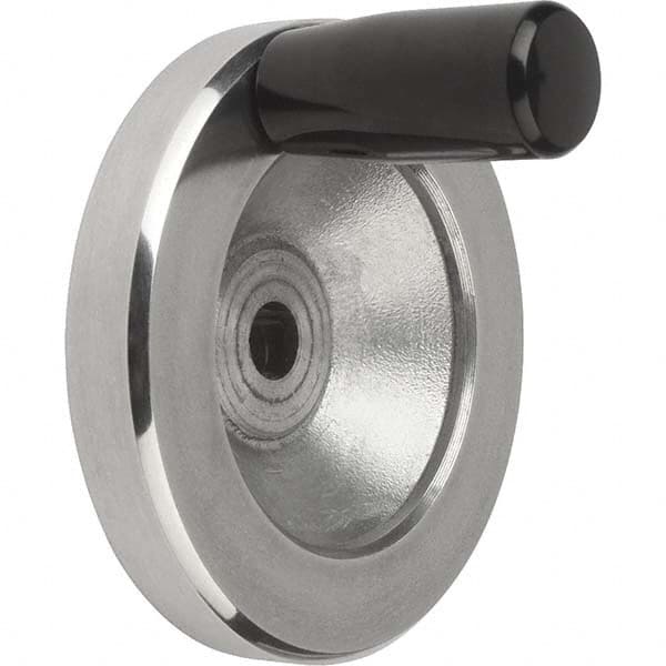 160mm Diameter Solid Handwheel with Handle MPN:K0161.2160XCP