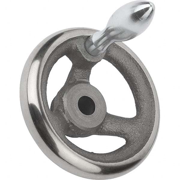 Spoked Handwheel: Solid Handle, Polished Finish MPN:K0671.2400XCS
