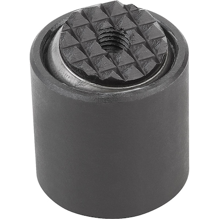 Self-Aligning Pads With O-Ring D1=30, Form:F Carbon Steel, Interchangable Insert, Comp:Carbon Steel MPN:K0285.330X030