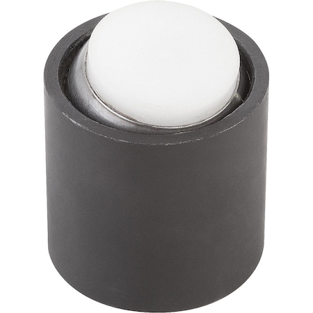 Self-Aligning Pads With O-Ring D1=19, Form:K Carbon Steel, Interchangable Insert, Comp:Polyacetal MPN:K0285.719X024