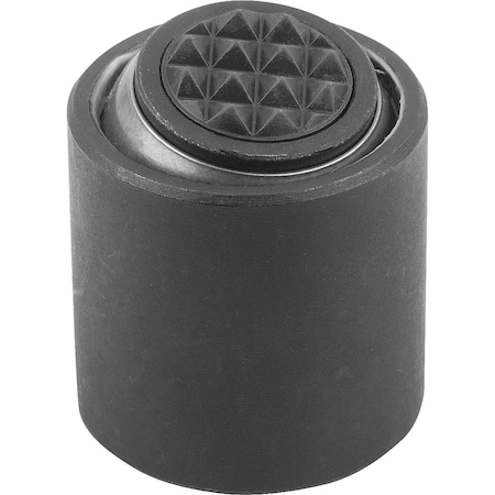 Self-Aligning Pads With O-Ring D1=24, Form:M Carbon Steel, Interchangable Insert, Comp:Carbon Steel MPN:K0285.924X028