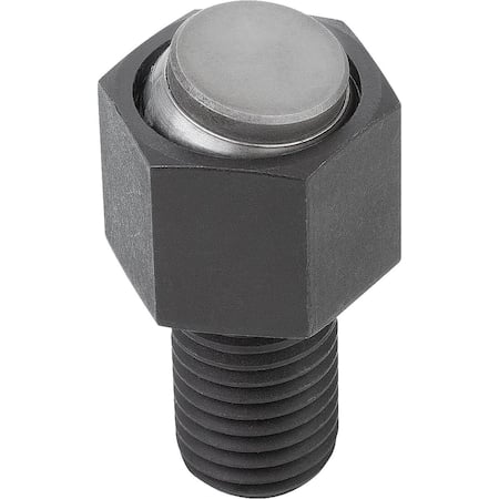 Self-Aligning Pads W O-Ring, Form:E Carbon Steel, Interchangable Insert, Comp:Stainless Steel, Sw=30 MPN:K0289.220X060