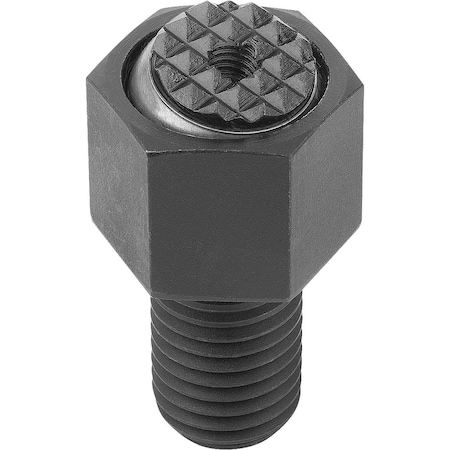 Self-Aligning Pads With O-Ring, Form:F Carbon Steel, Interchangable Insert, Comp:Tool Steel, Sw=24 MPN:K0289.316X025