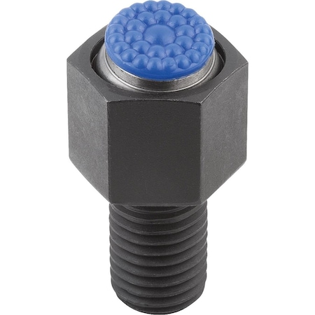 Self-Aligning Pads With O-Ring, Form:P Carbon Steel, Interchangable Insert, Comp:Polyurethane, Sw=19 MPN:K0289.612X040