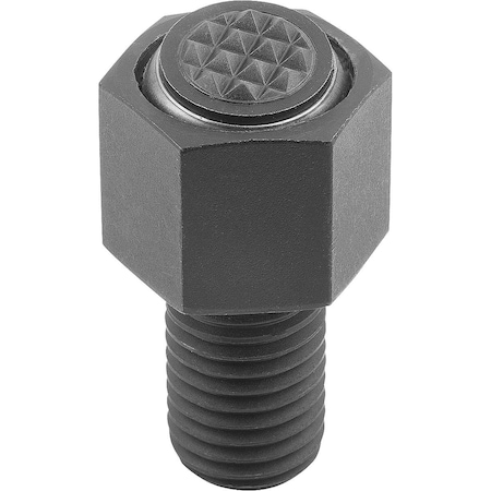Self-Aligning Pads With O-Ring, Form:M Carbon Steel, Interchangable Insert, Comp:Tool Steel, Sw=19 MPN:K0289.912X020