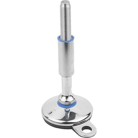 Levelling Foot For Hyg. Area, Form:B M20X79, D=80, Stainless Steel MPN:K1303.208020X140