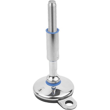 Levelling Foot For Hyg. Area, Form:B M24X104, D=100, Stainless Steel MPN:K1303.210024X190