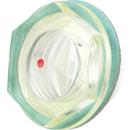 Oil Level Sight Glass D1=G1, D=42, Form:B With Reflector, Thermoplastic MPN:K0445.243100