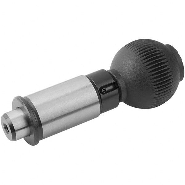 10mm Plunger Diam, Lockout Knob Handle Indexing Plunger MPN:K0361.110