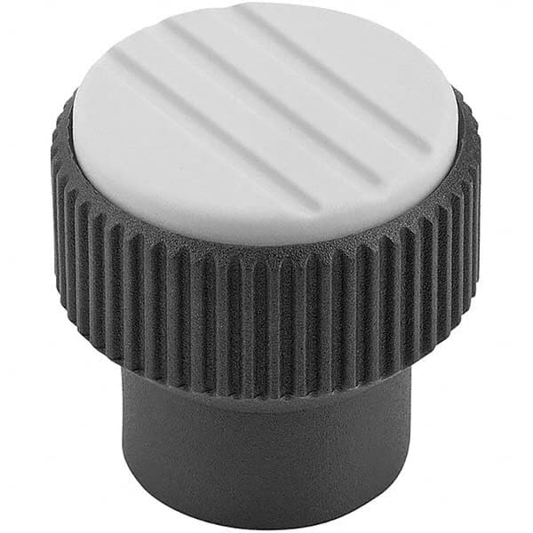 M6, 10mm Hole, 21mm Diam Knurled Knob MPN:K0247.01065