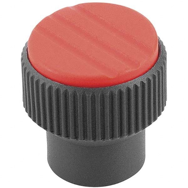 M6, 10mm Hole, 21mm Diam Knurled Knob MPN:K0247.01066