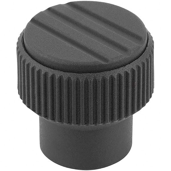 M8, 14mm Hole, 34mm Diam Knurled Knob MPN:K0247.0308