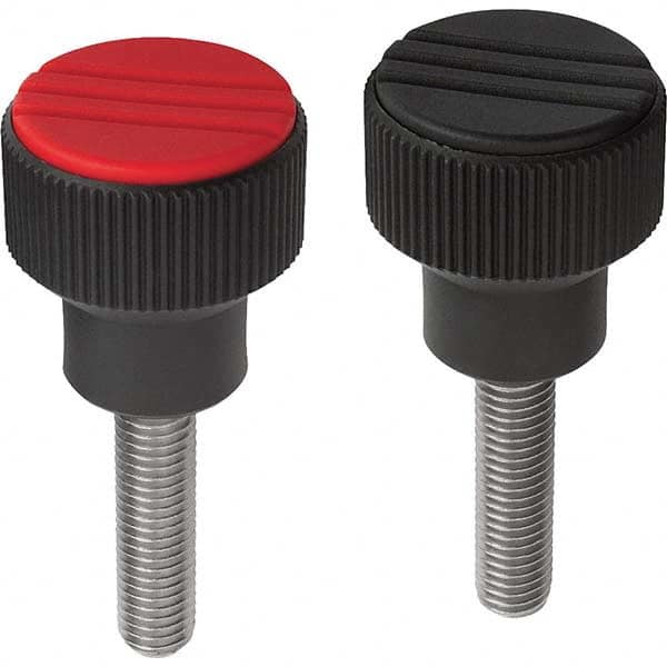 3/8-16, 34mm Diam Knurled Knob MPN:K0247.03A45X40