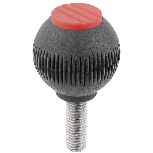 Ball Knob: Threaded Stem, 1.5748