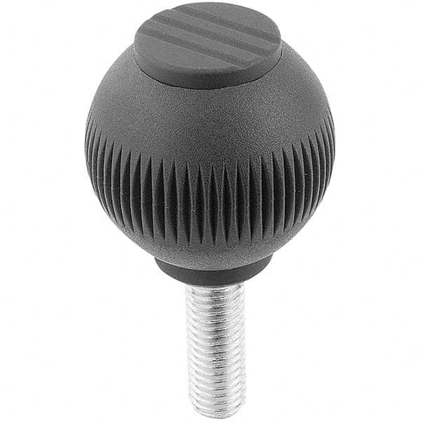 Ball Knob: Threaded Stem, 1.5748