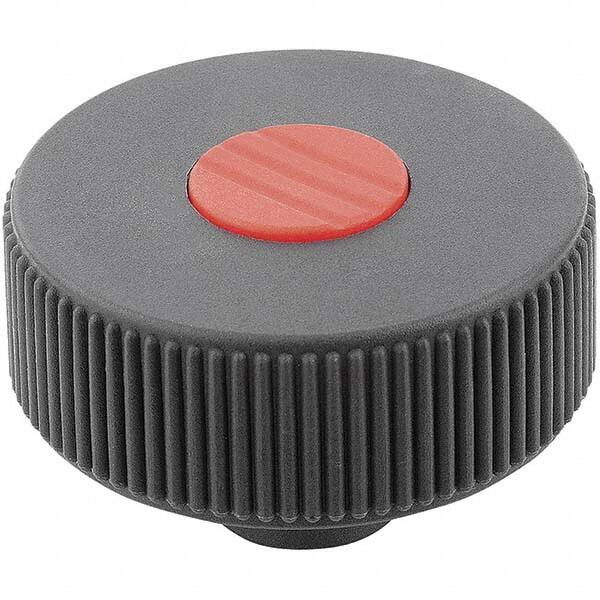 M12, 18mm Hole, 63mm Diam Knurled Knob MPN:K0260.23126