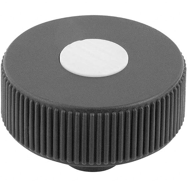 14mm Hole, 63mm Diam Knurled Knob MPN:K0260.43105