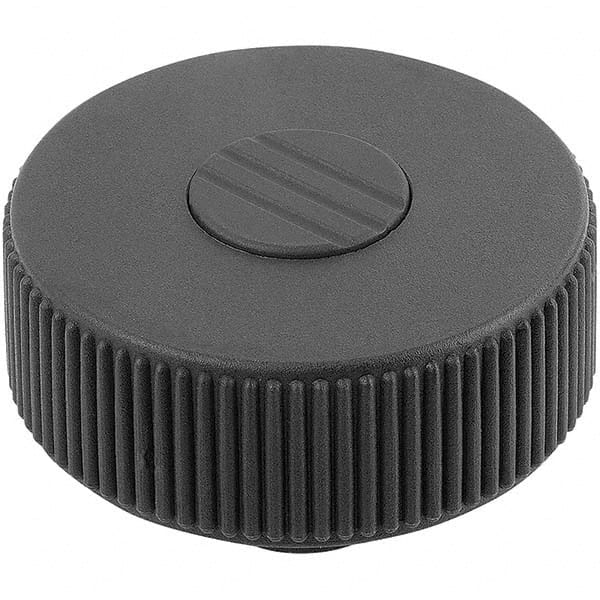 M8, 14mm Hole, 50mm Diam Knurled Knob MPN:K0261.2208