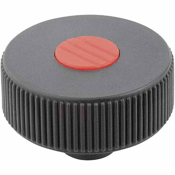 M8, 14mm Hole, 50mm Diam Knurled Knob MPN:K0261.22086