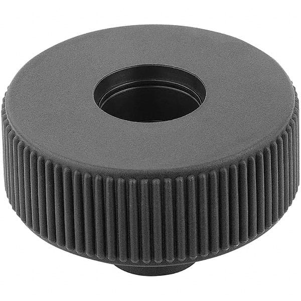 M10, 14mm Hole, 63mm Diam Knurled Knob MPN:K0261.23105