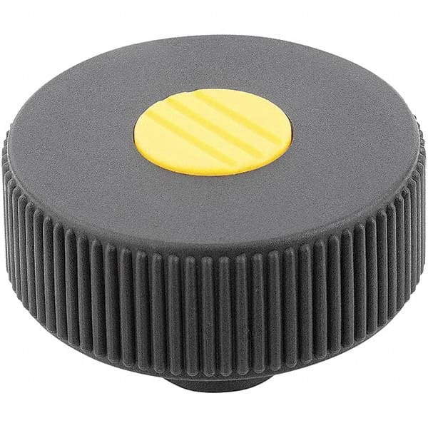 M10, 14mm Hole, 63mm Diam Knurled Knob MPN:K0261.23107