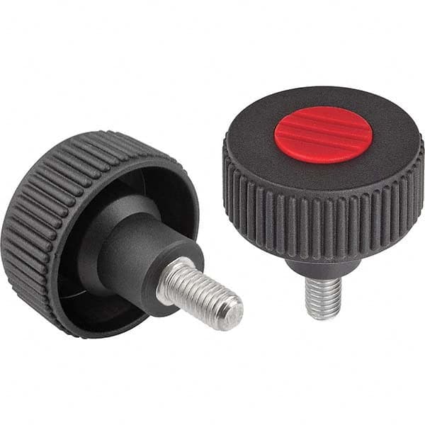3/8-16, 63mm Diam Knurled Knob MPN:K0261.53A4X40