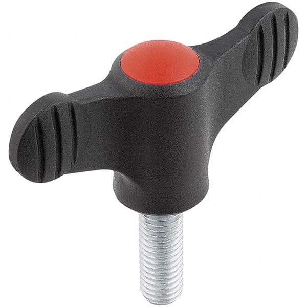 50mm Head Length, Threaded Stem Bar / Wing Knob MPN:K0274.1086X30