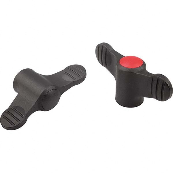 10-32 Hole Thread, 50mm Head Length, Female Insert Bar / Wing Knob MPN:K0274.1A15