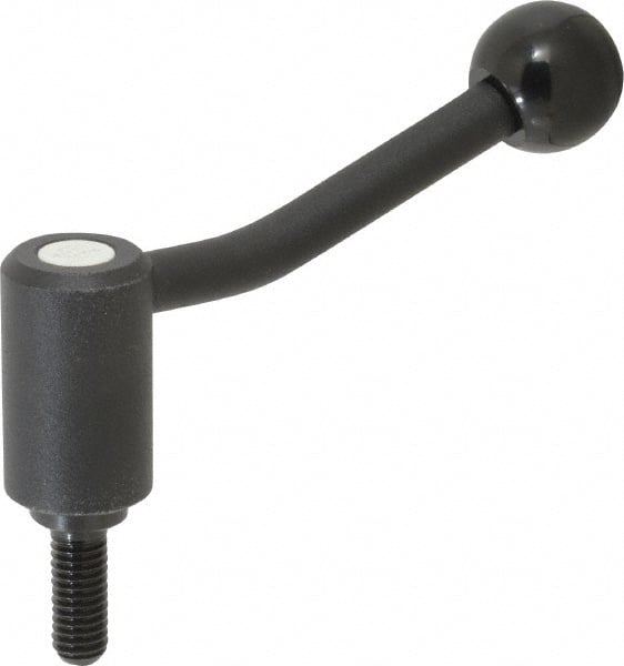 Tension Lever Adjustable Clamping Handle: 3/8-16 Thread, 0.94