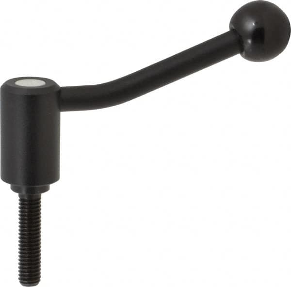 Threaded Stud Tension Lever Adjustable Clamping Handle: 3/8-16 Thread, 0.94
