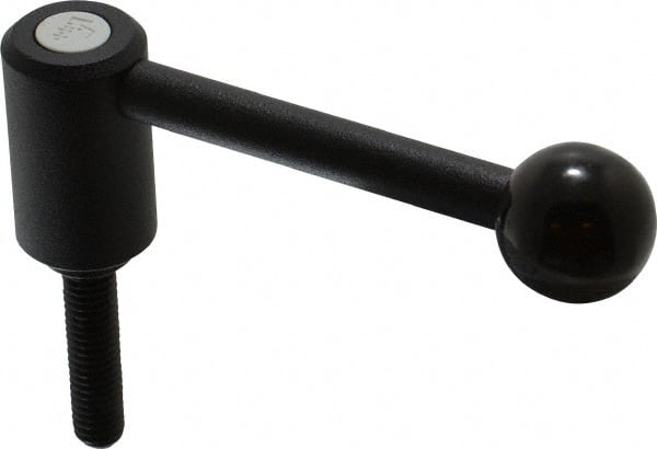 Threaded Stud Tension Lever Adjustable Clamping Handle: 3/8-16 Thread, 0.94