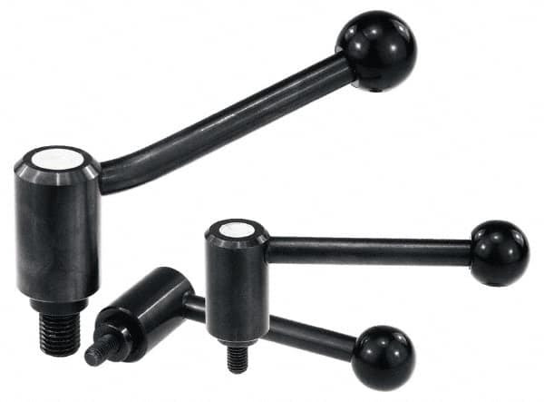 Threaded Stud Tension Lever Adjustable Clamping Handle: M20 x 2.50 Thread, 1.61
