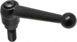 Threaded Stud Adjustable Clamping Handle: 1/2-13 Thread, 0.98