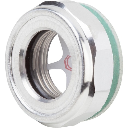 Oil Level Sight Glass W. Nat. Glass Lens With Reflector, D1=M20X1, 5, D=29, 5, Aluminum MPN:K0246.292015