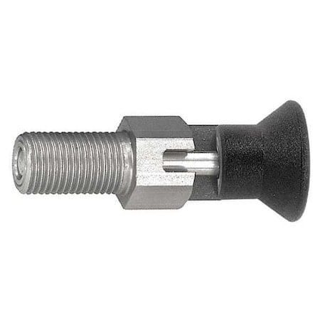 Indexing Plunger D1= 3/4-16, D=12, Style C, Lockout Type wo Locknut, Stainless Steel Hardened MPN:K0338.03412AO